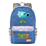 Game Plants Battle Printed Teenage Girl Student Backpack For Men And Women's Leisure Backpack
