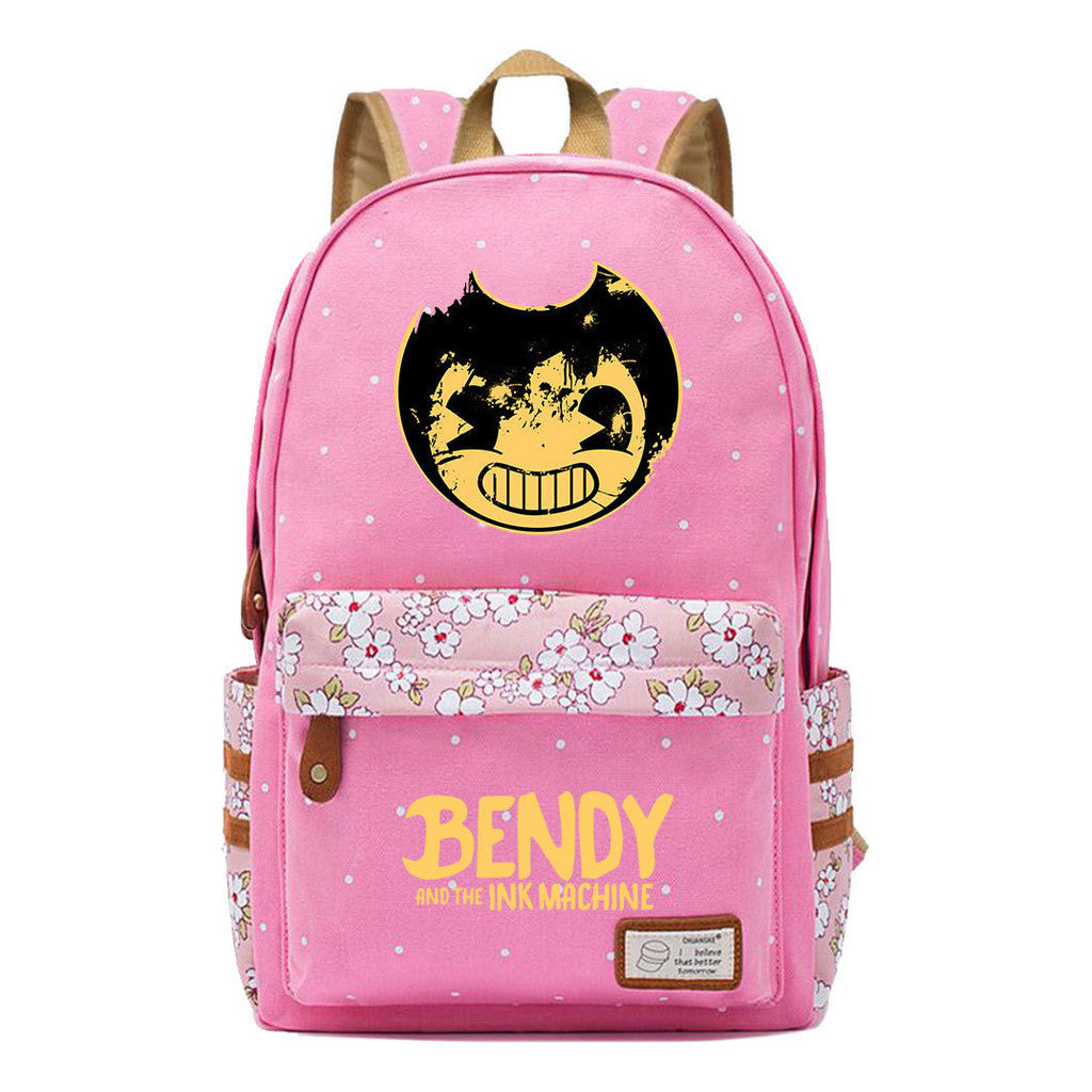 Game Bandy And Impression Machine Youth Student School Bag Fragmented Flower Men's And Women's Backpack