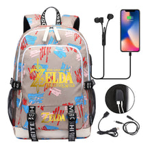 Golden Selda Kingdom Tears Usb Youth Student Backpack Men's And Women's Leisure Sports Backpack