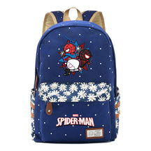 Superhero Printed Student Backpack Men And Women's Leisure Travel Backpack