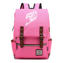 Comic Print Youth Student Backpack For Men And Women, Casual Belt Buckle, Classic Backpack