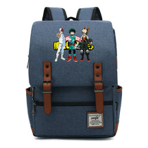 Animation My Hero College Prints Schoolbags For Young Students And Classic Backpacks With Belt Buckles For Men And Women.