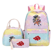 Naruto Girls School Bag Lunch Bag Three Piece Set Backpack Set
