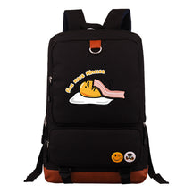 Cartoon Anime Lazy Egg Youth Student Backpack With Large Capacity Travel Bag For Boys And Girls Backpack