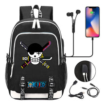Anime Pirate Wang Lufei Youth Student School Bag Usb Men's And Women's Leisure Backpack