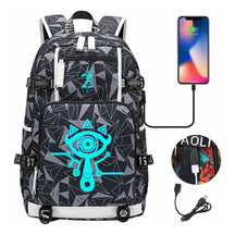 Legend Of Zelda Usb Youth Student Backpack For Men And Women's Leisure Travel Backpack