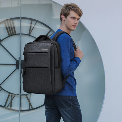 15.6-inch Computer Backpack, Men's Usb Rechargeable Business Computer Backpack