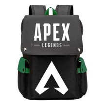 Apex Hero Print Usb Charging Cap Head Style Student School Bag Casual Backpack