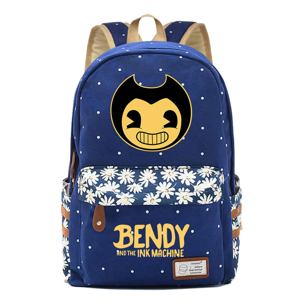 Game Bandy And Impression Machine Youth Student School Bag Fragmented Flower Men's And Women's Backpack