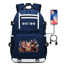 Usb Youth Student School Bag Men's And Women's Backpack Leisure Travel Backpack