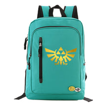 Golden Printed Youth Student Backpack For Men And Women's Leisure Travel Backpack