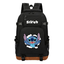 Anime Star Baby Stitch Printed Student Backpack Men And Women's Leisure Travel Backpack