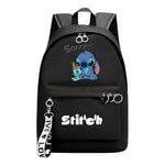 Anime Star Baby Stitch Youth Student School Bag Men's And Women's Backpack Lightweight Casual Backpack
