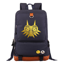 Golden Printed Youth Student Backpack, Travel Bag, Men's And Women's Backpack