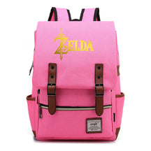 Golden Game Zelda Printed Youth Student Backpack For Men And Women, Casual Belt Buckle, Classic Backpack