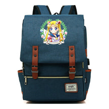 Beautiful Girl Warrior Youth Student School Bag Usb Men's And Women's Leisure Backpack