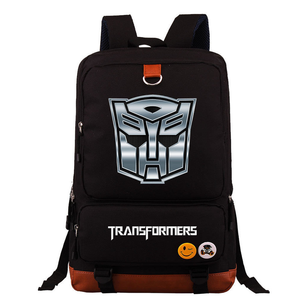Transformed Mecha Youth Student Backpack, Men's And Women's Backpack, Travel Bag