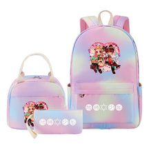 Teenage Student Girl Backpack Lunch Bag Three Piece Set Backpack Set