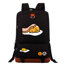 Cartoon Anime Lazy Egg Youth Student Backpack With Large Capacity Travel Bag For Boys And Girls Backpack
