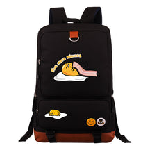 Cartoon Anime Lazy Egg Youth Student Backpack With Large Capacity Travel Bag For Boys And Girls Backpack