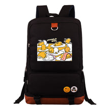 Cartoon Anime Lazy Egg Youth Student Backpack With Large Capacity Travel Bag For Boys And Girls Backpack