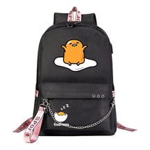 Lazy Egg Usb Youth Student Backpack For Boys And Girls Leisure Travel Backpack