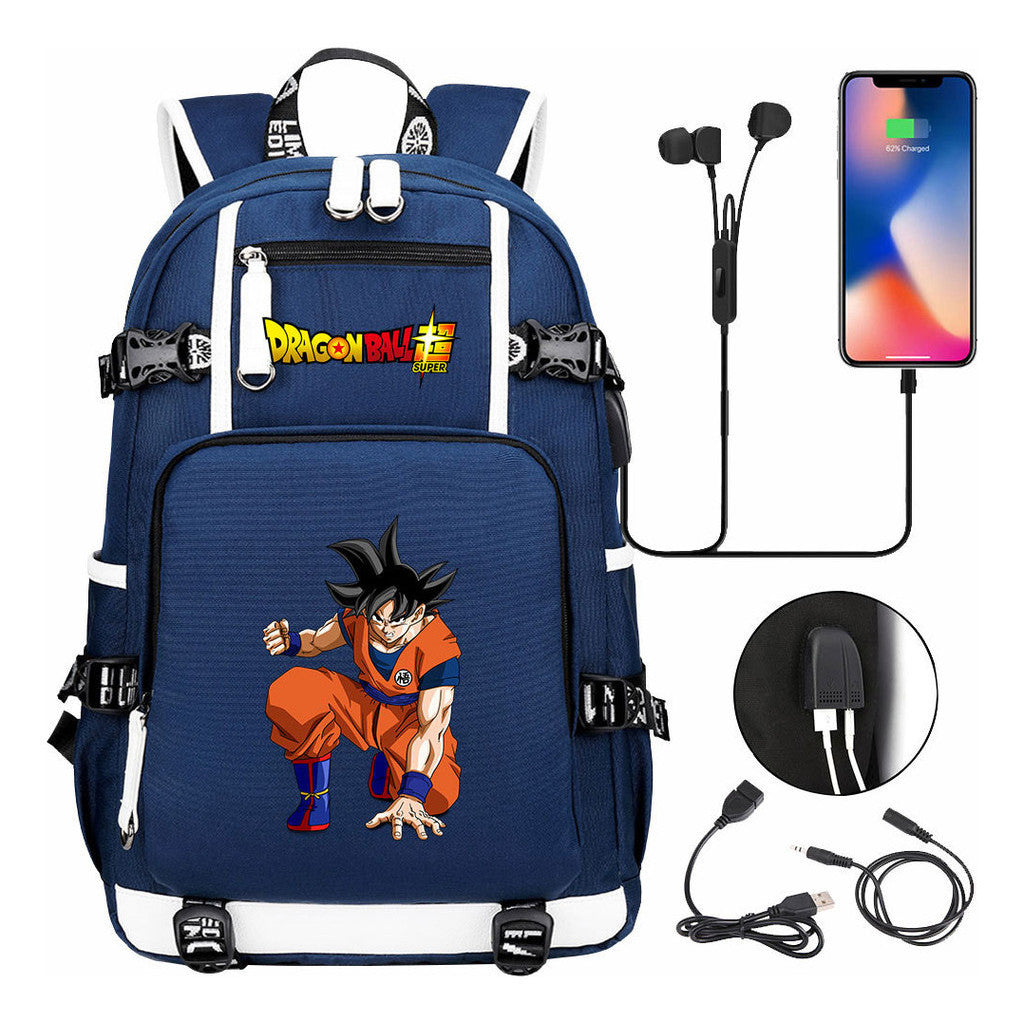 Sun Wukong Usb Large Capacity Youth Student Backpack For Leisure Travel Backpack