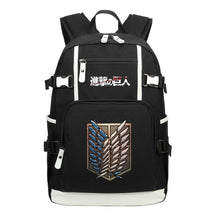 Giant Wings Of Cartoon And Anime Attack Student Backpacks, Men's And Women's Backpacks, Leisure Travel Backpacks