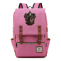 School Of Witchcraft And Wizardry Printed Youth Student Backpack For Men And Women, Casual Belt Buckle, Classic Backpack