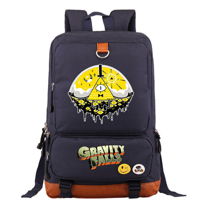 Strange Town Youth Student School Bag Large Capacity Travel Bag Men's And Women's Backpack