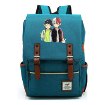 Anime My Heroes Academy Printed Youth Student School Bag Casual Belt Buckle Classic Backpack