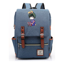 Anime My Heroes Academy Printed Youth School Bag Casual Belt Buckle Classic Backpack