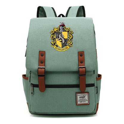 School Of Magic Printed Schoolbags For Men And Women Leisure Belt Buckle Classic Backpack 38*27*12.5cm