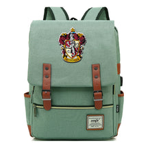 School Of Magic Schoolbag Usb Leisure Belt Buckle Backpack Men And Women