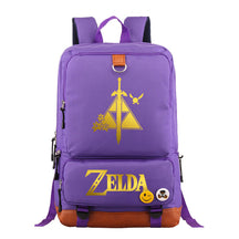 Golden Selda Kingdom Tear Print Youth Student School Bag Travel Bag Shoulder Travel Backpack