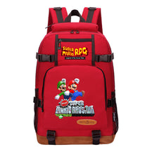 Super Mario Printed Teenage Student Backpack For Men And Women's Leisure Travel Backpack