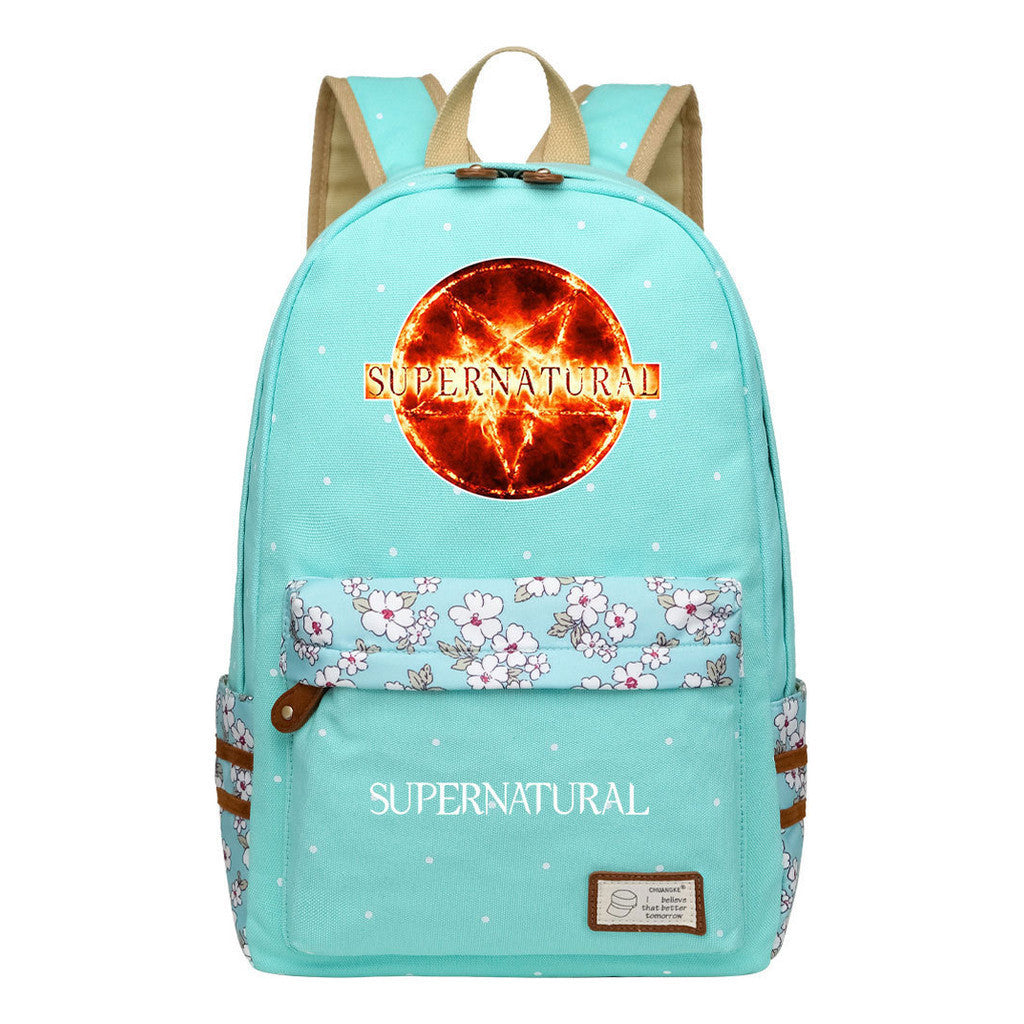 Evil Power Printed Student School Bag Fashion Casual Backpack