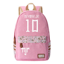 Football Star Neymar Printed Youth School Backpack For Primary And Secondary School Students, Fashionable And Casual Backpack