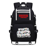 Strange Story Printed Usb Youth Student Backpack For Men And Women's Leisure Travel Backpack