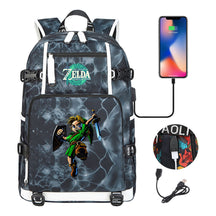 Game Zelda Legend Printed Youth Student Backpack For Men And Women With Large Capacity Leisure Travel Backpack