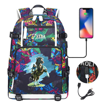 Printed Teenage Student Backpack For Men And Women's Travel Backpacks