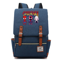 Superhero Print Youth Student Backpack For Men And Women, Casual Belt Buckle, Classic Backpack