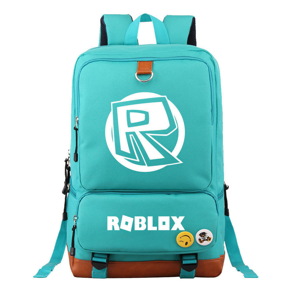 Game Roblox Printed Teenage Student Backpack, Travel Bag, Men's And Women's Backpack