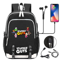 Printed Student Backpack Usb Men's And Women's Leisure Backpack