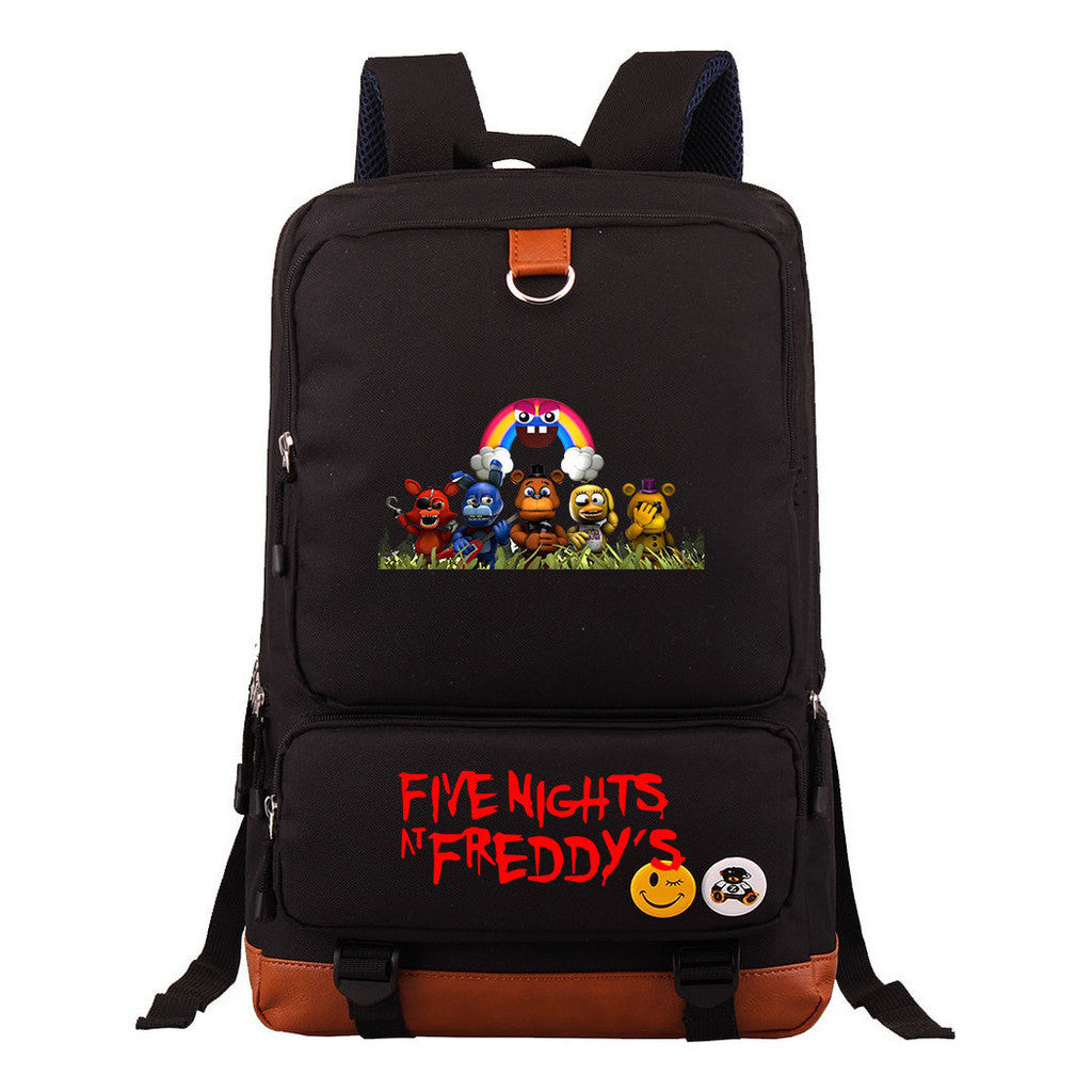 Toy Bear Game Printed Youth Student School Bag Large Capacity Travel Bag Men's And Women's Backpack