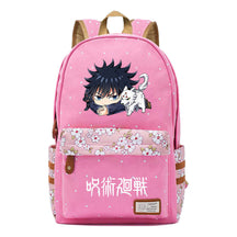 Cartoon Spell Battle Youth Girls Student School Bag Men's And Women's Leisure Canvas Backpack