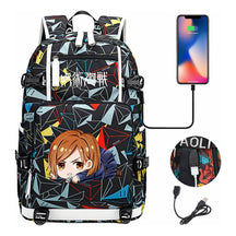 Printed Usb Youth Student Backpack For Men And Women's Leisure Large Capacity Travel Backpack