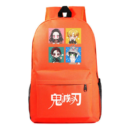 Cartoon Fashion Printed Youth Student Backpack Men And Women's Leisure Backpack