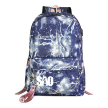 Sword God Domain Printed Usb Youth Student Backpack For Men And Women's Leisure Travel Backpack