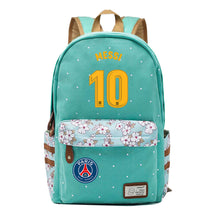 Sports Football Star Printed Youth Student Backpack For Men And Women's Leisure Backpack